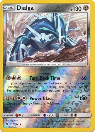 Lost Thunder Dialga #127/214 reverse holo